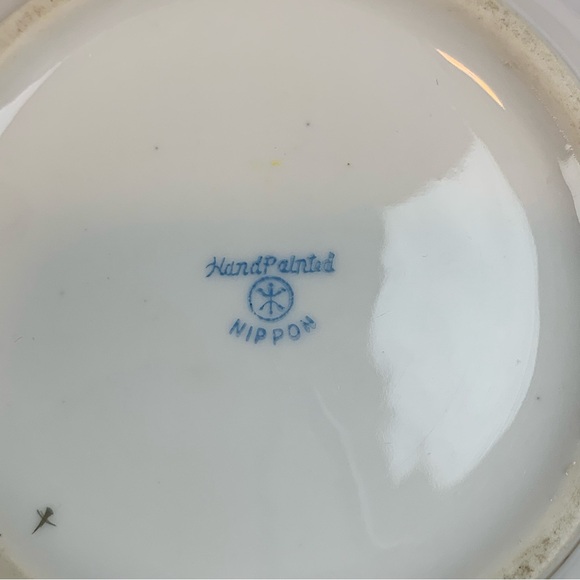 Nippon Hand Painted Moriage Sugar Bowl - Picture 14 of 14